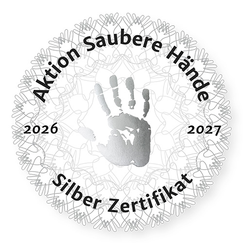 Silbernes Zertifikat Aktion Saubere Hände 2026/27
