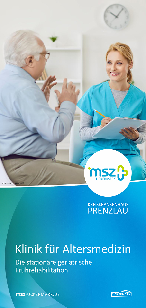 Informationsmaterial: Klinik für Altersmedizin &amp; Frührehabilitation