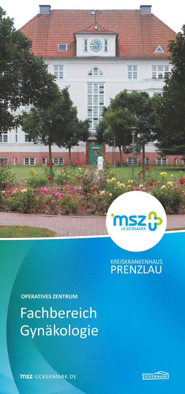 Informationsmaterial: Fachbereich Gynäkologie