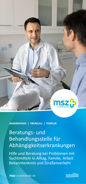 Informationsmaterial: Beratungs- und Behandlungsstelle für Abhängigkeitserkrankungen