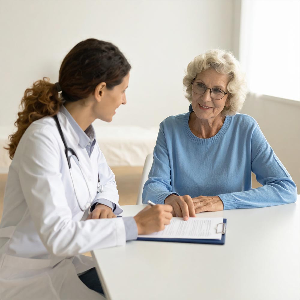 Beratungssituation zur Entlassung