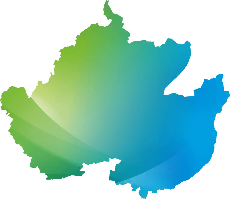 Landkarte der Uckermark